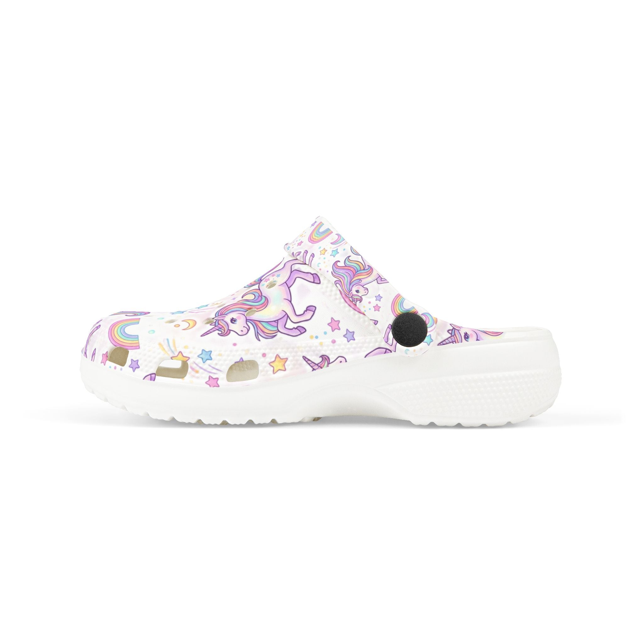 Kids Unicorn Rainbow Clogs — EVA Foam Slip-On for Girls