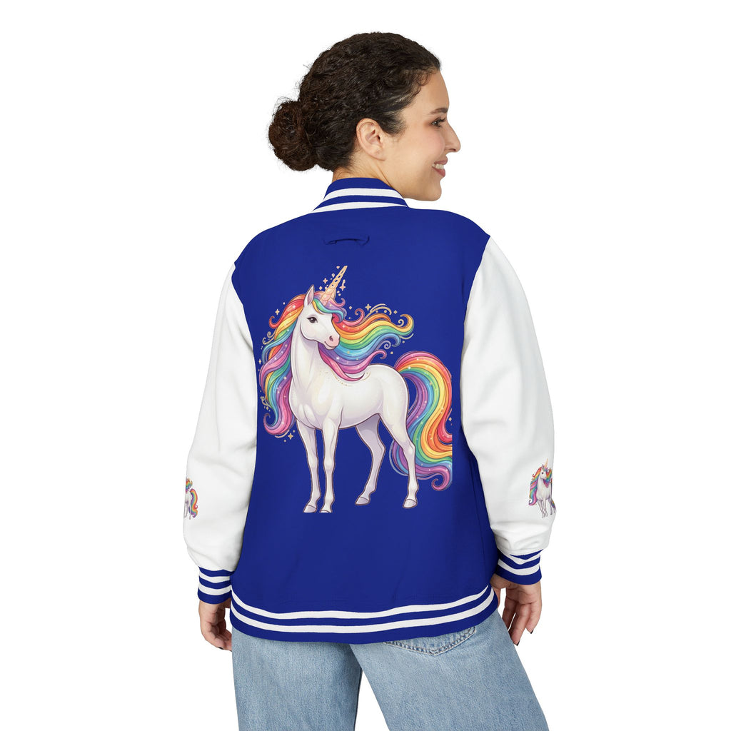 Unicorn Rainbow Letterman Jacket