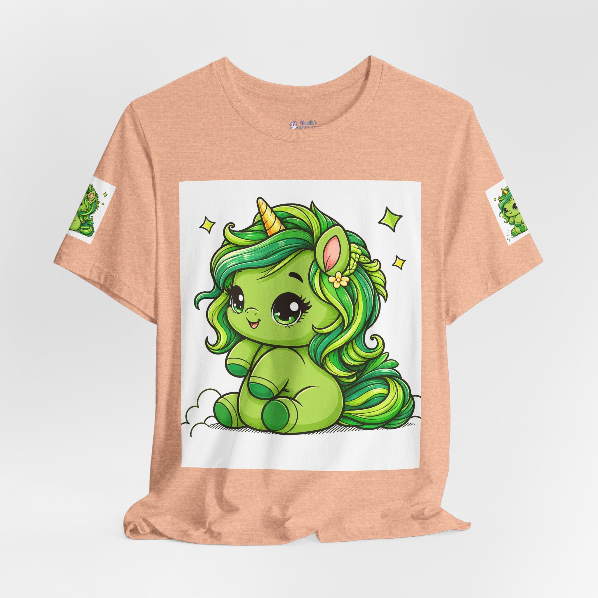 Cute Green Unicorn Tee — "Sweet Dreams" Graphic T-Shirt