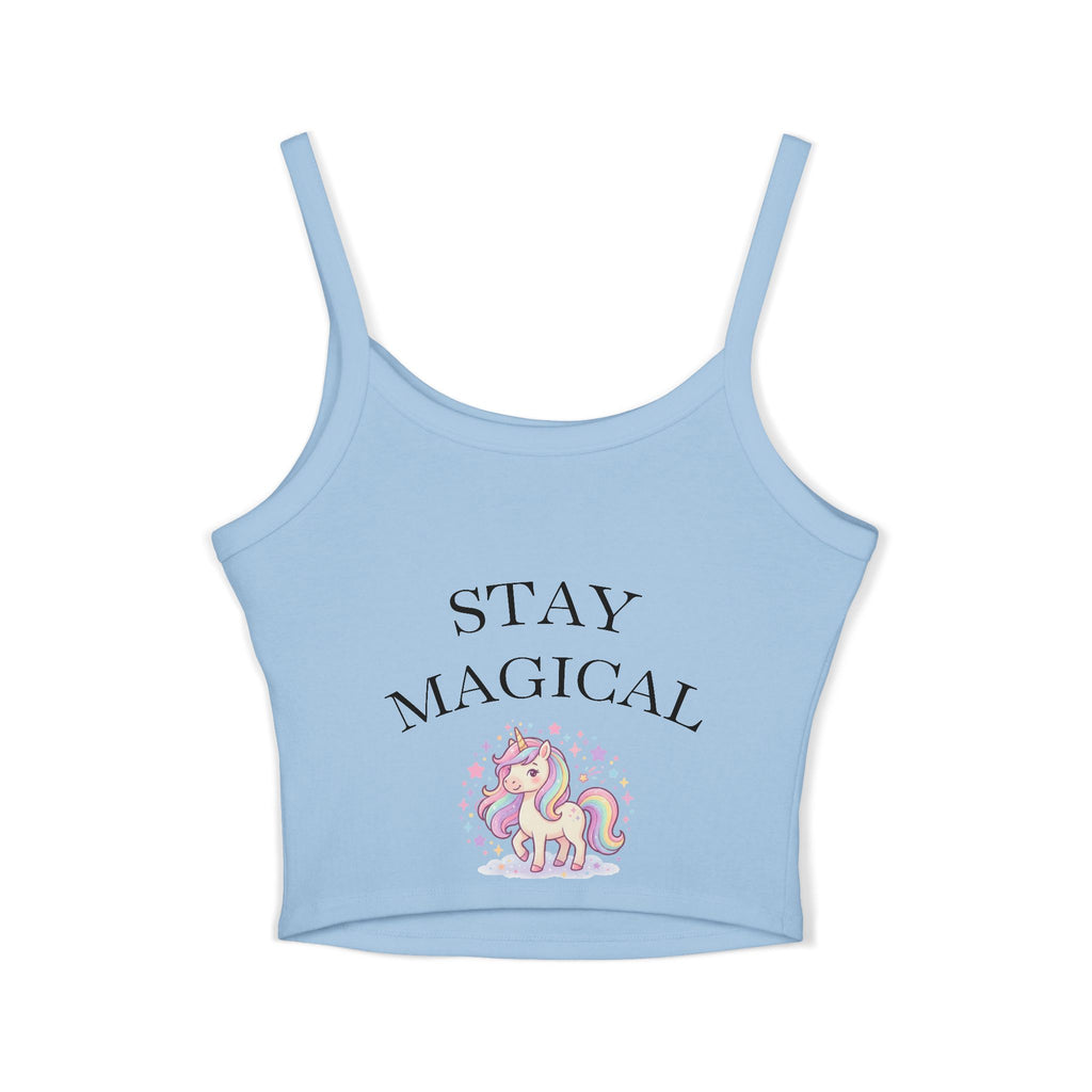 Stay Magical Unicorn Crop Tank