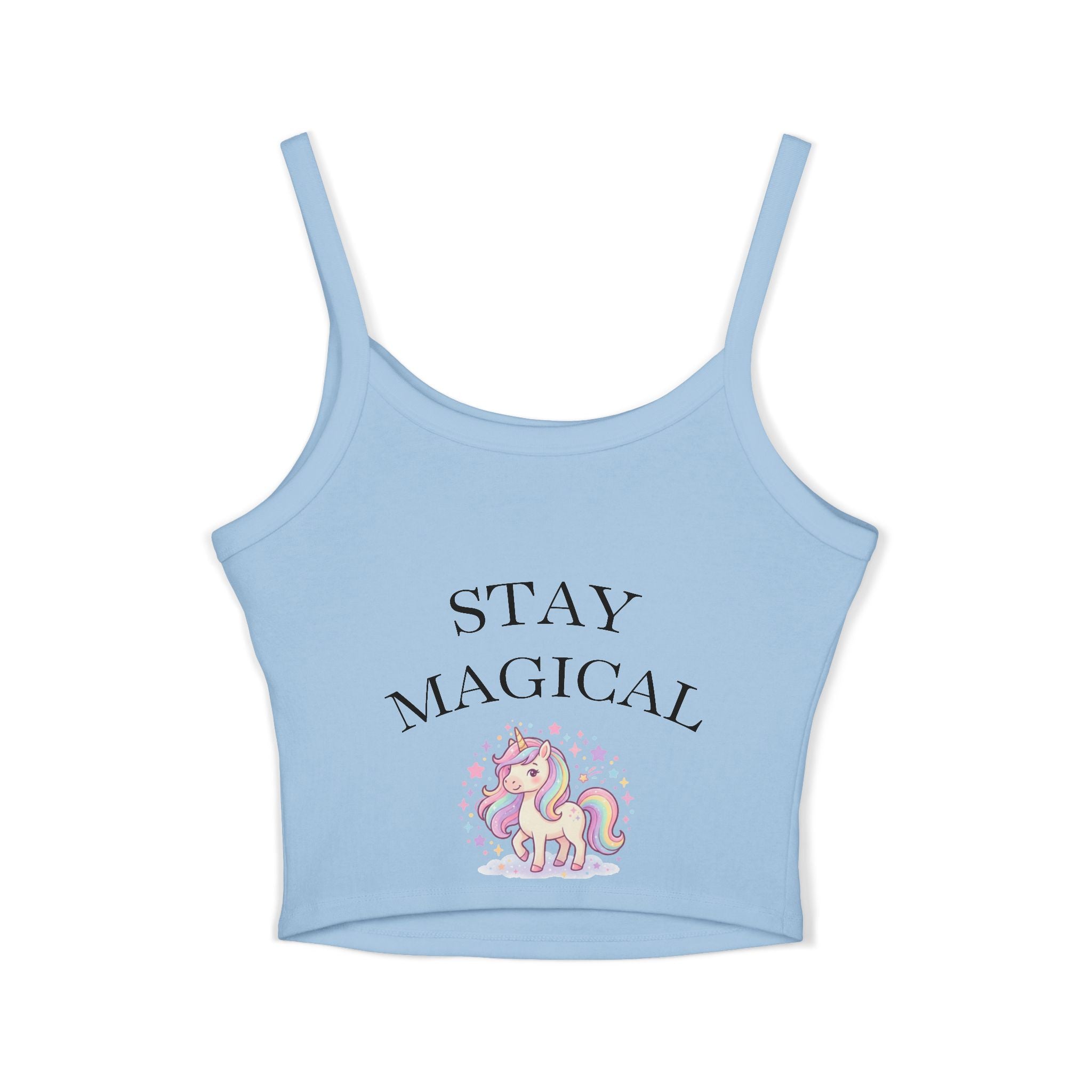 Stay Magical Unicorn Crop Tank