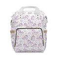 Unicorn Print Diaper Backpack — Multifunctional Baby Bag with Changing Essentials