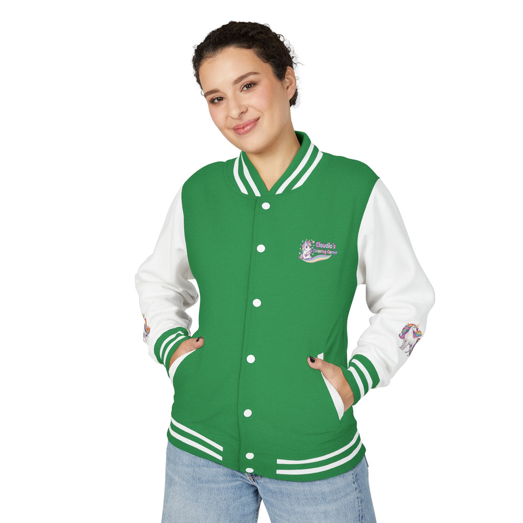 Unicorn Rainbow Letterman Jacket