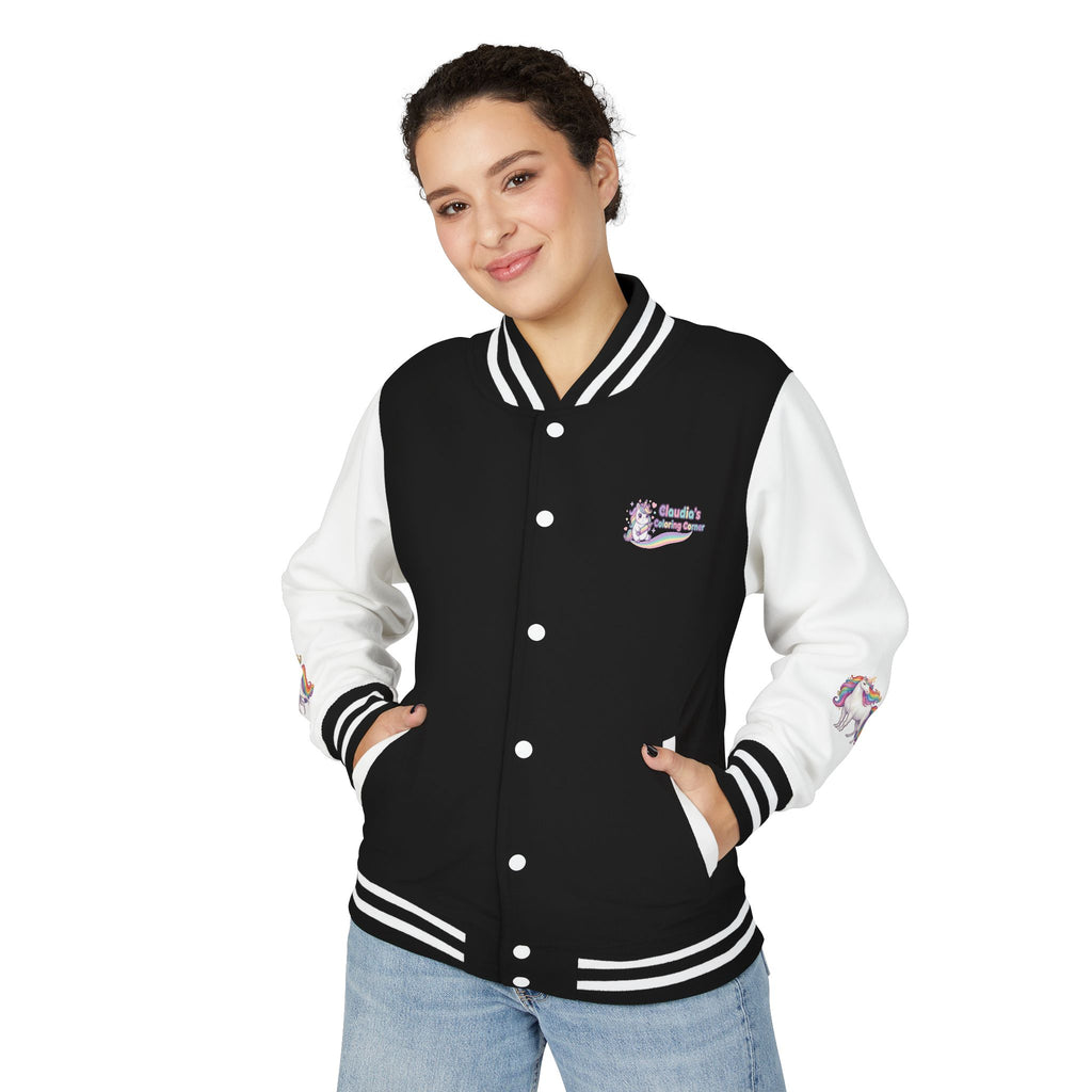 Unicorn Rainbow Letterman Jacket