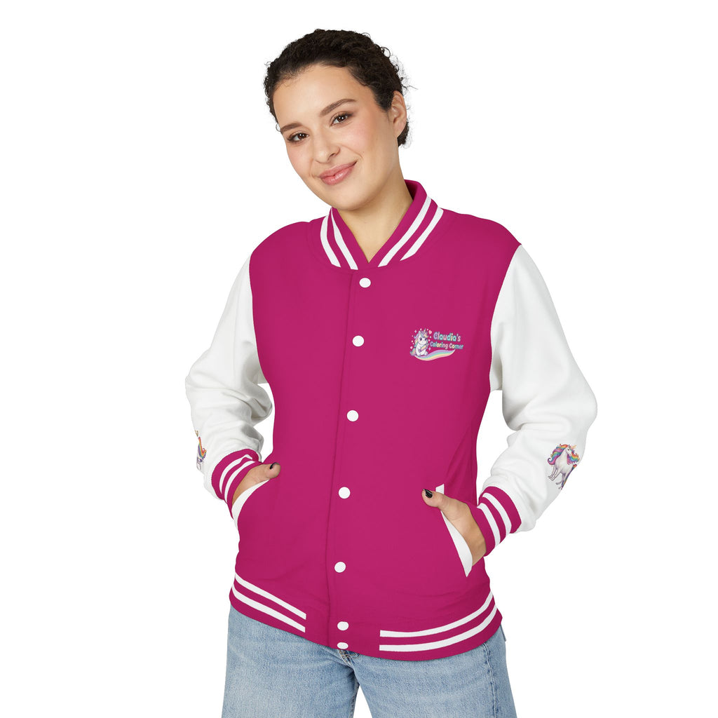 Unicorn Rainbow Letterman Jacket