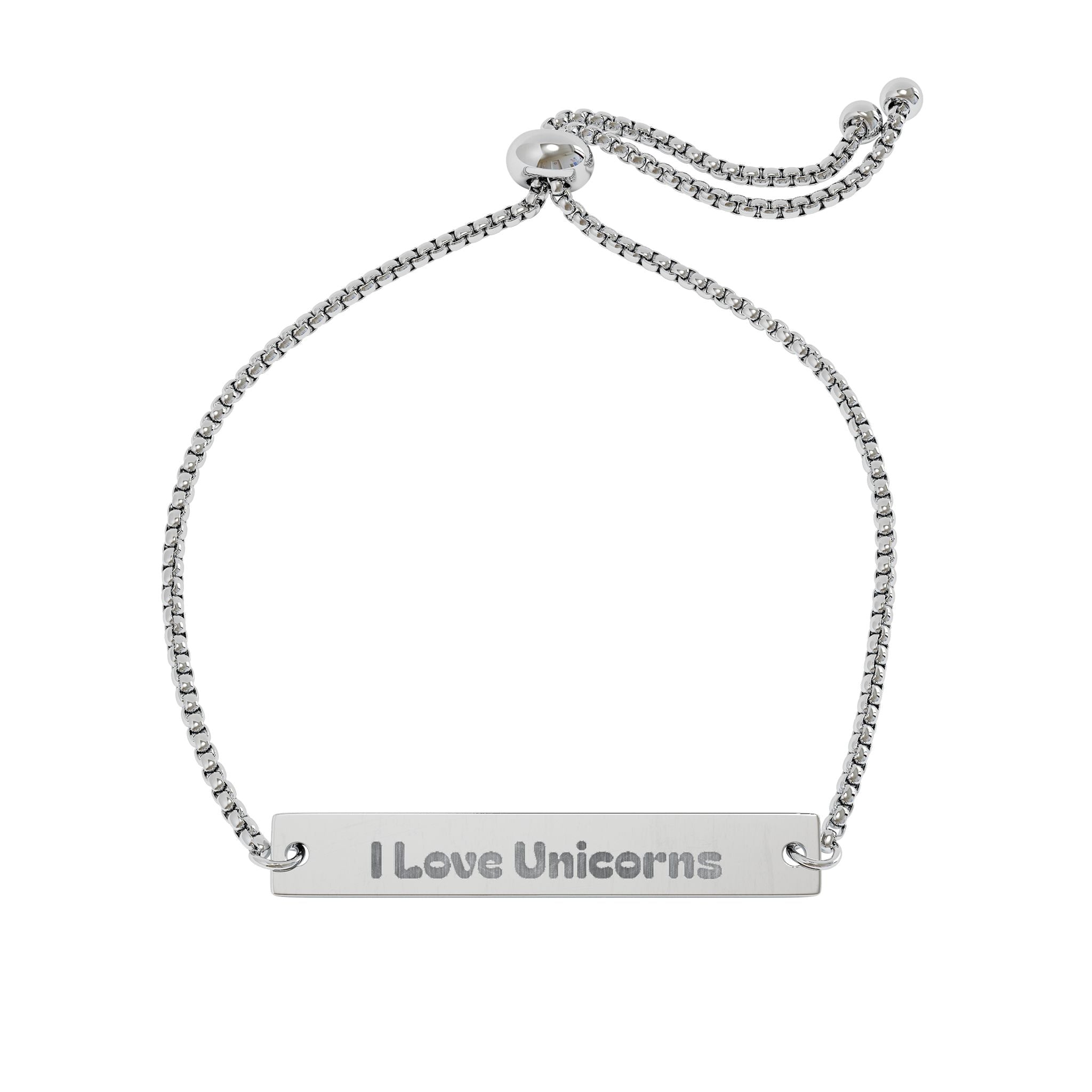 Silver bracelet with 'Cancer' and heart symbol on a white background