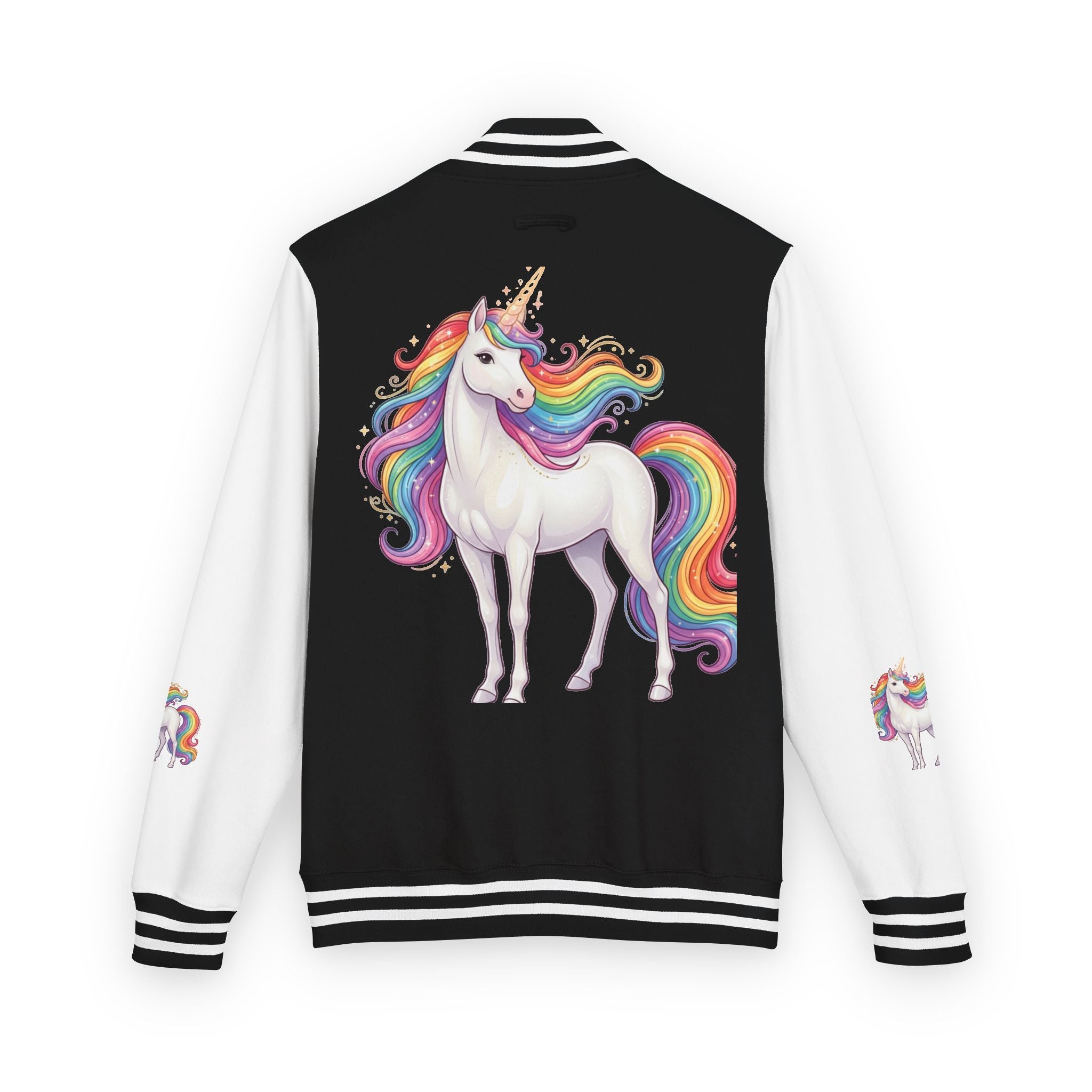 Unicorn Rainbow Letterman Jacket