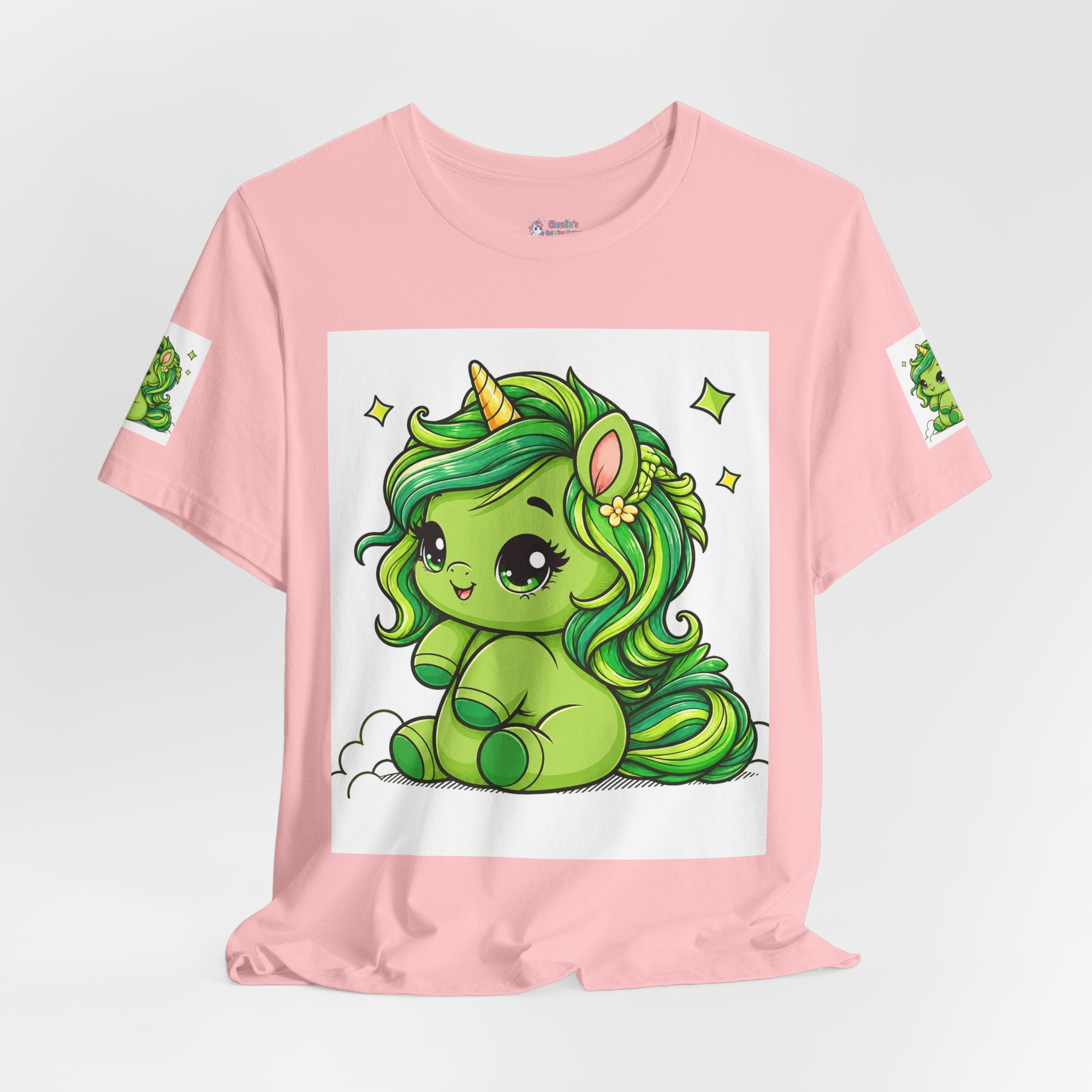 Cute Green Unicorn Tee — "Sweet Dreams" Graphic T-Shirt