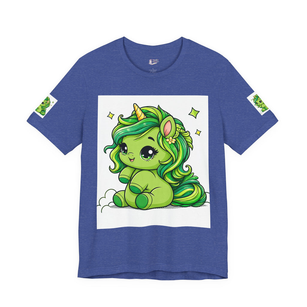 Cute Green Unicorn Tee — "Sweet Dreams" Graphic T-Shirt
