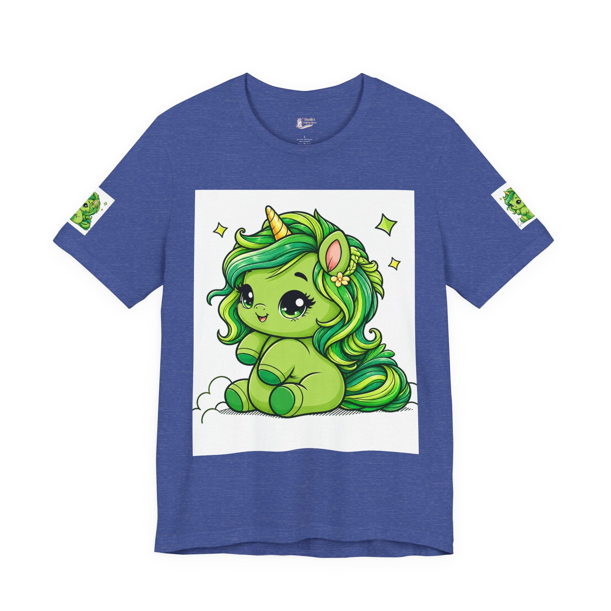 Cute Green Unicorn Tee — "Sweet Dreams" Graphic T-Shirt