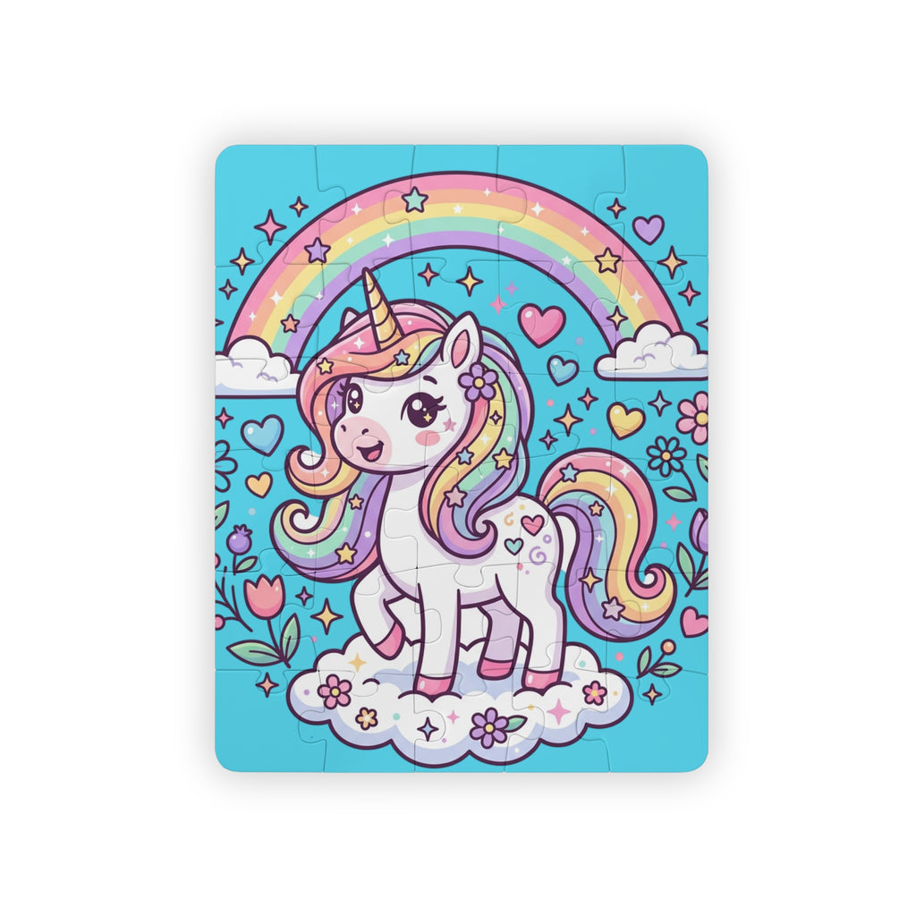 Unicorn Rainbow Kids Puzzle — 30-Piece Toddler Jigsaw