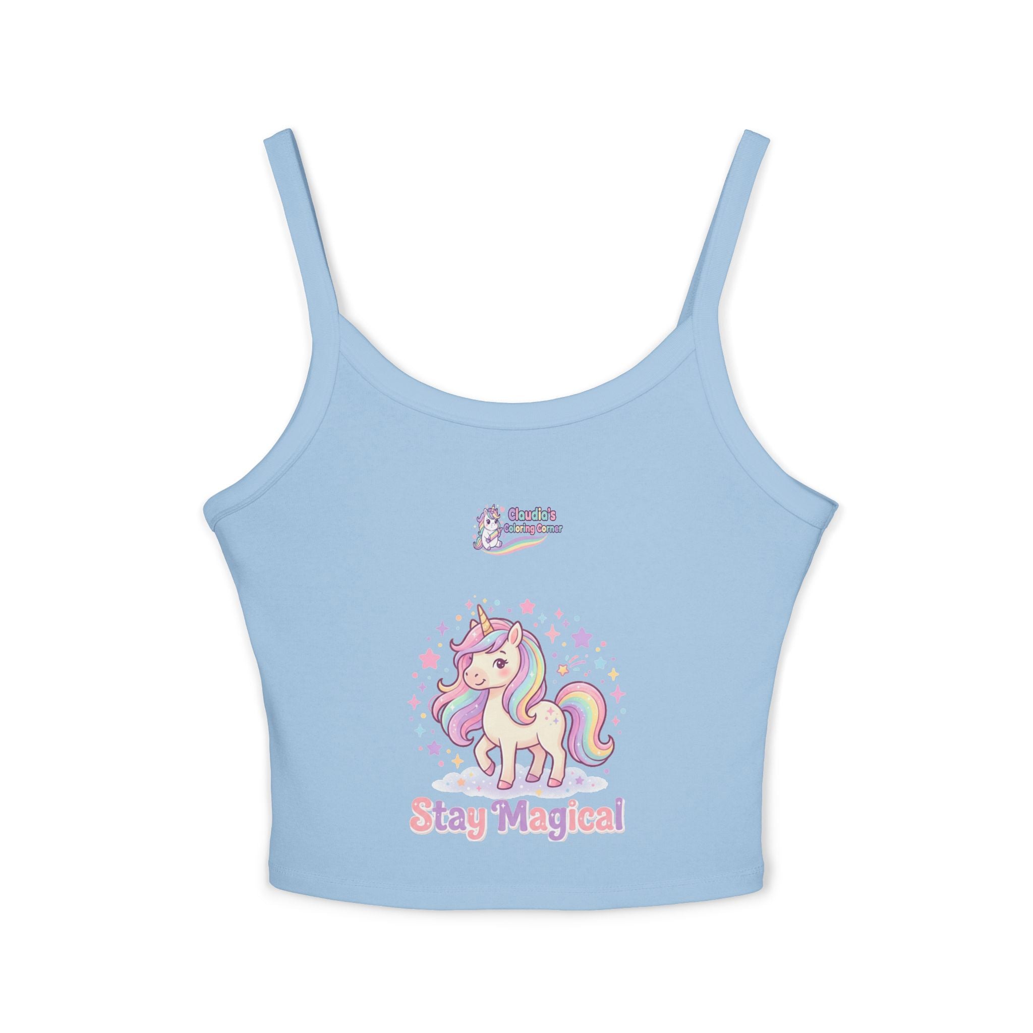 Stay Magical Unicorn Crop Tank