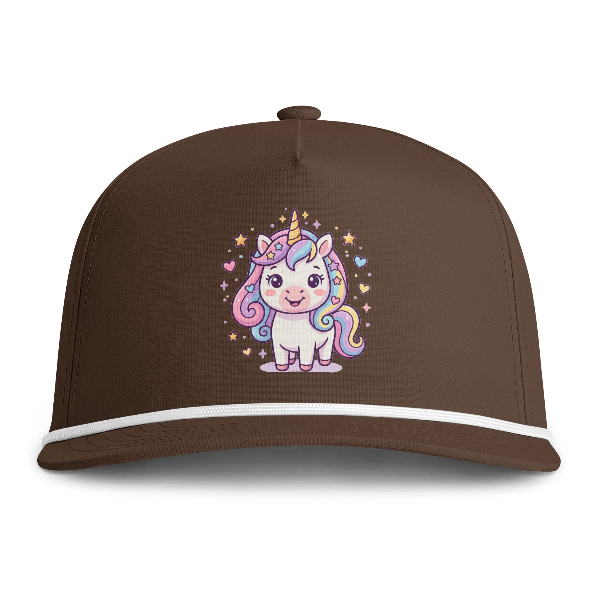 Unicorn Cap — Pastel Kawaii Sun washed Rope Hat