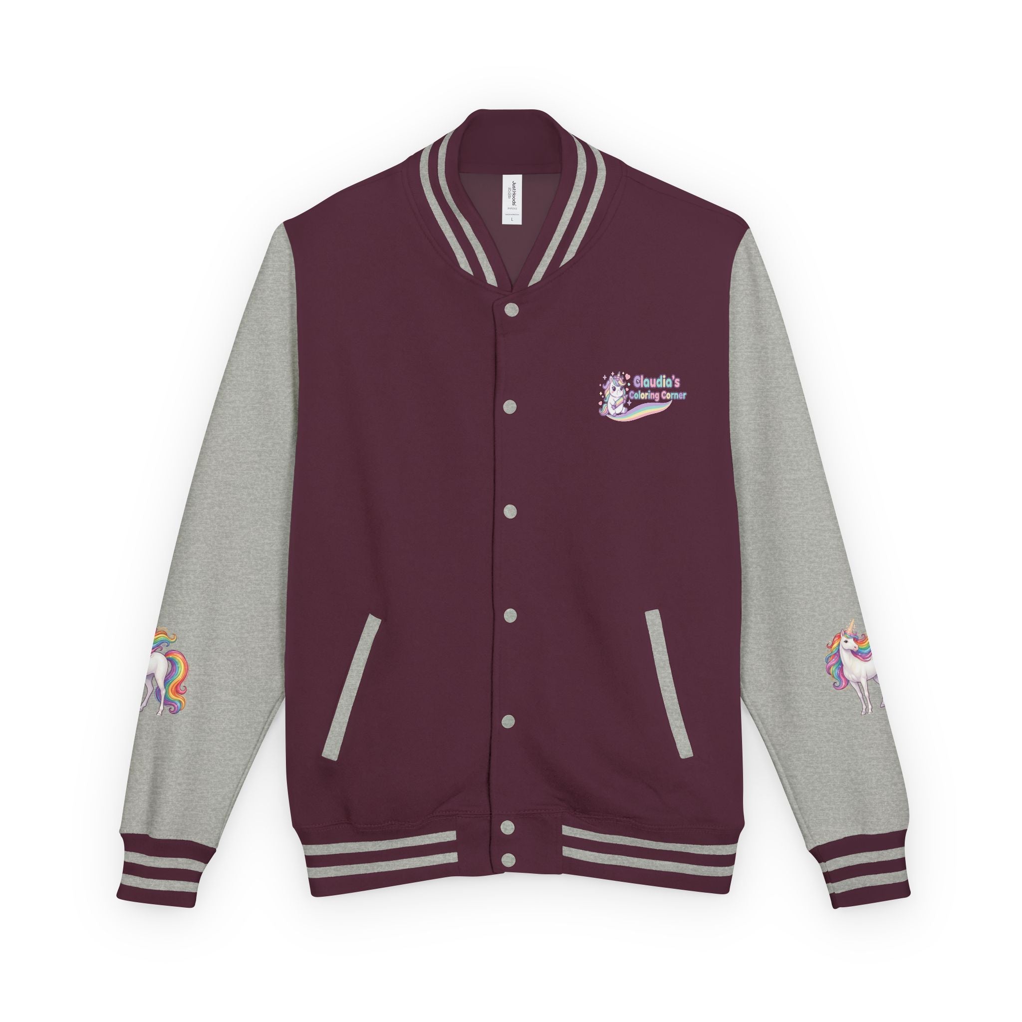 Unicorn Rainbow Letterman Jacket