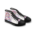 Unicorn Rainbow High-Top Sneakers — Women's Cute Pastel Cartoon Shoes