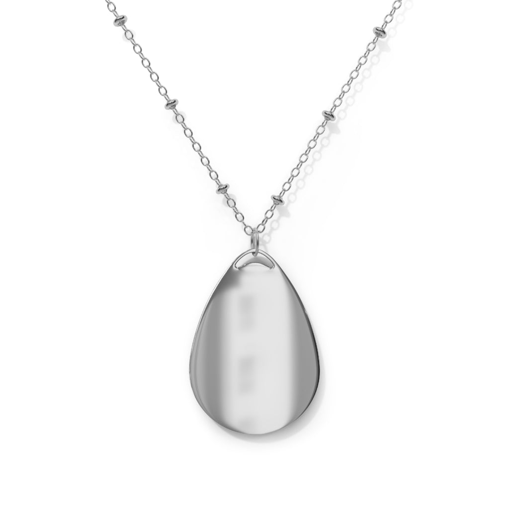Unicorn Oval Necklace — Rainbow Mane Pendant Jewelry for Kids & Teens