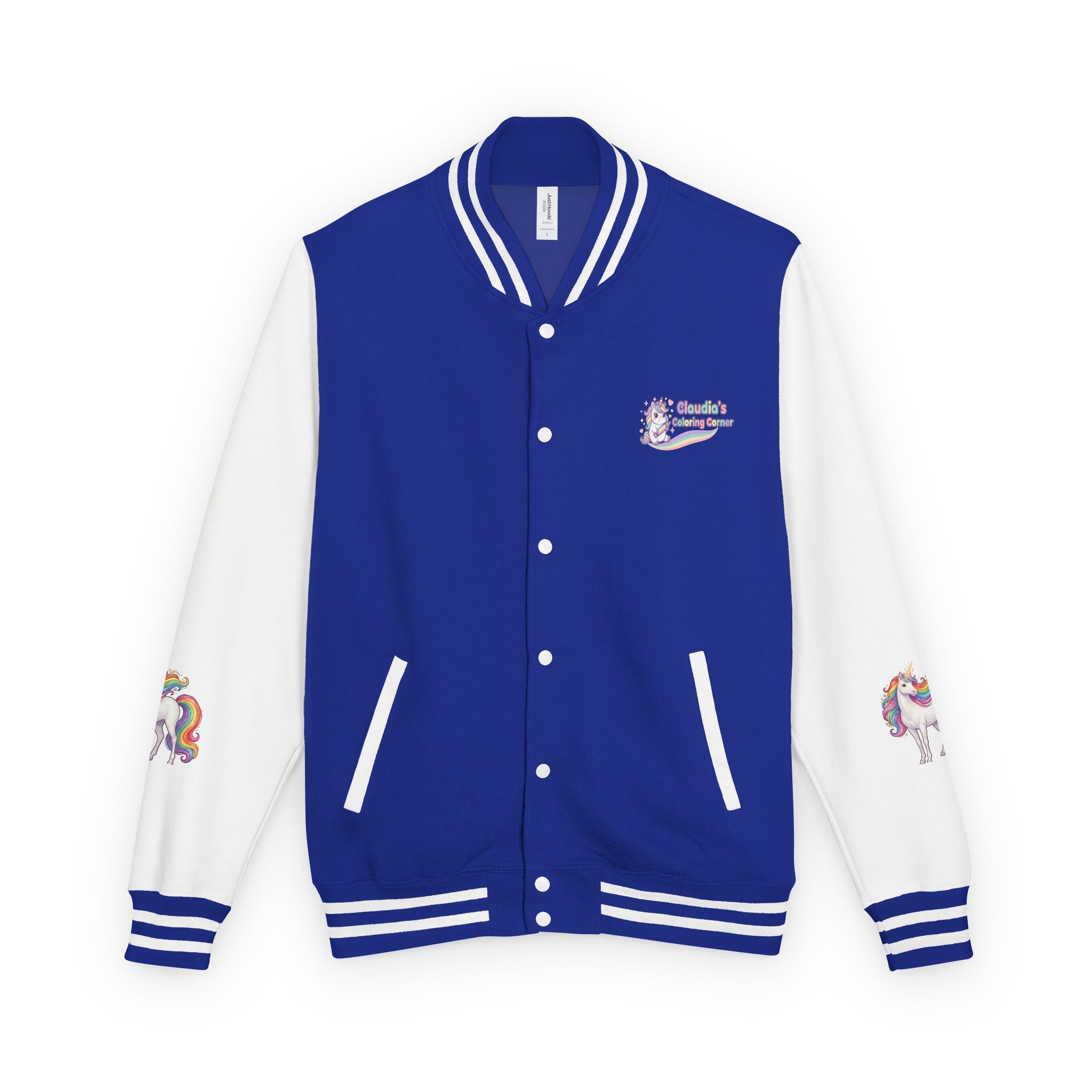 Unicorn Rainbow Letterman Jacket