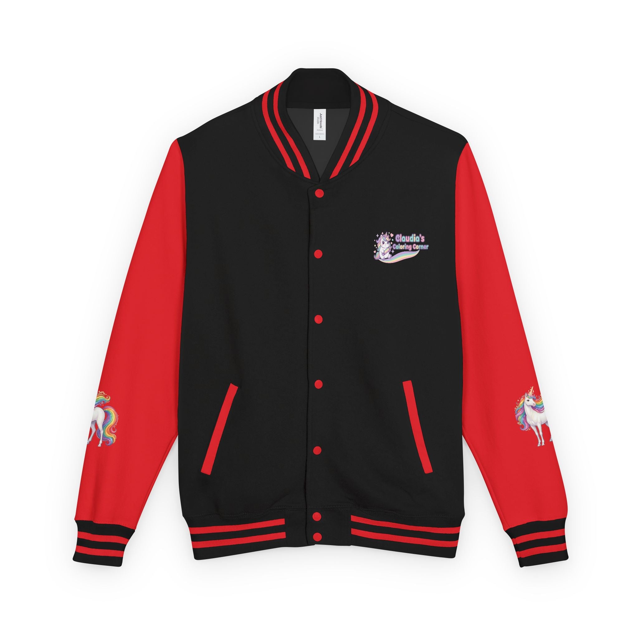 Unicorn Rainbow Letterman Jacket