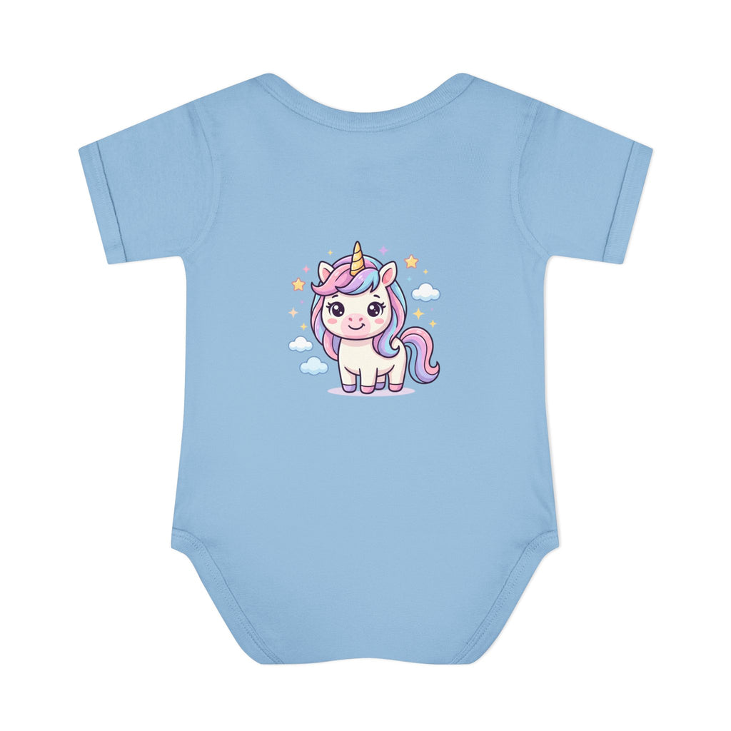 Unicorn Rainbow Infant Bodysuit — Cute Pastel Baby Onesie