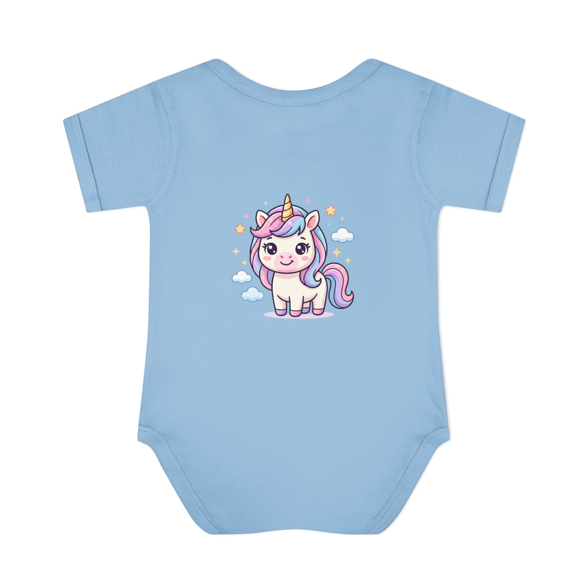 Unicorn Rainbow Infant Bodysuit — Cute Pastel Baby Onesie