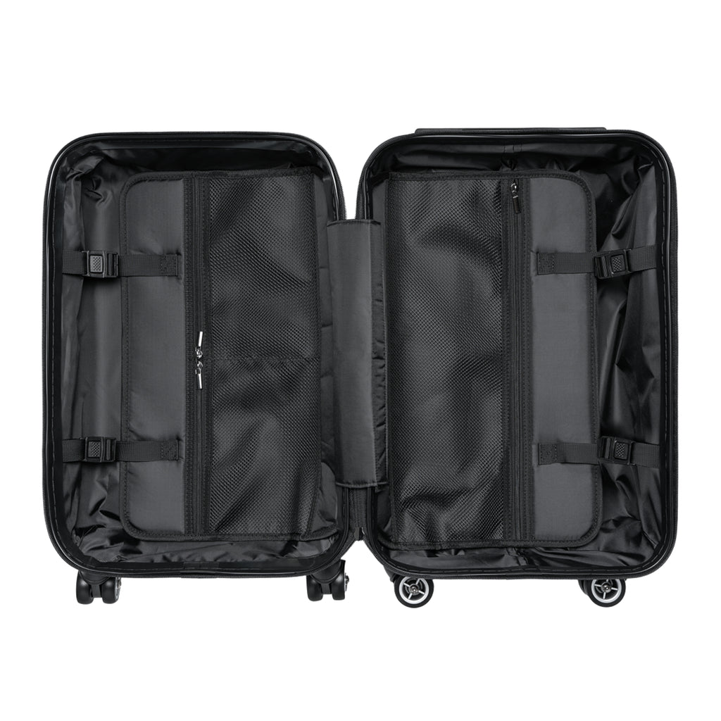 Unicorn Suitcase — Sparkling Silver Unicorn Travel Carry-On