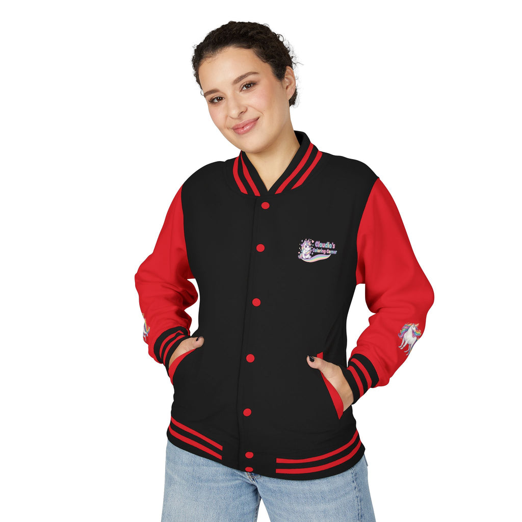 Unicorn Rainbow Letterman Jacket