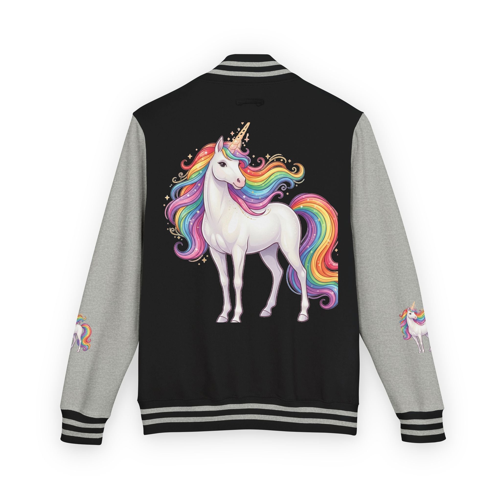 Unicorn Rainbow Letterman Jacket