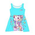 Unicorn Skater Dress — Pastel Rainbow Cute Kawaii AOP Dress