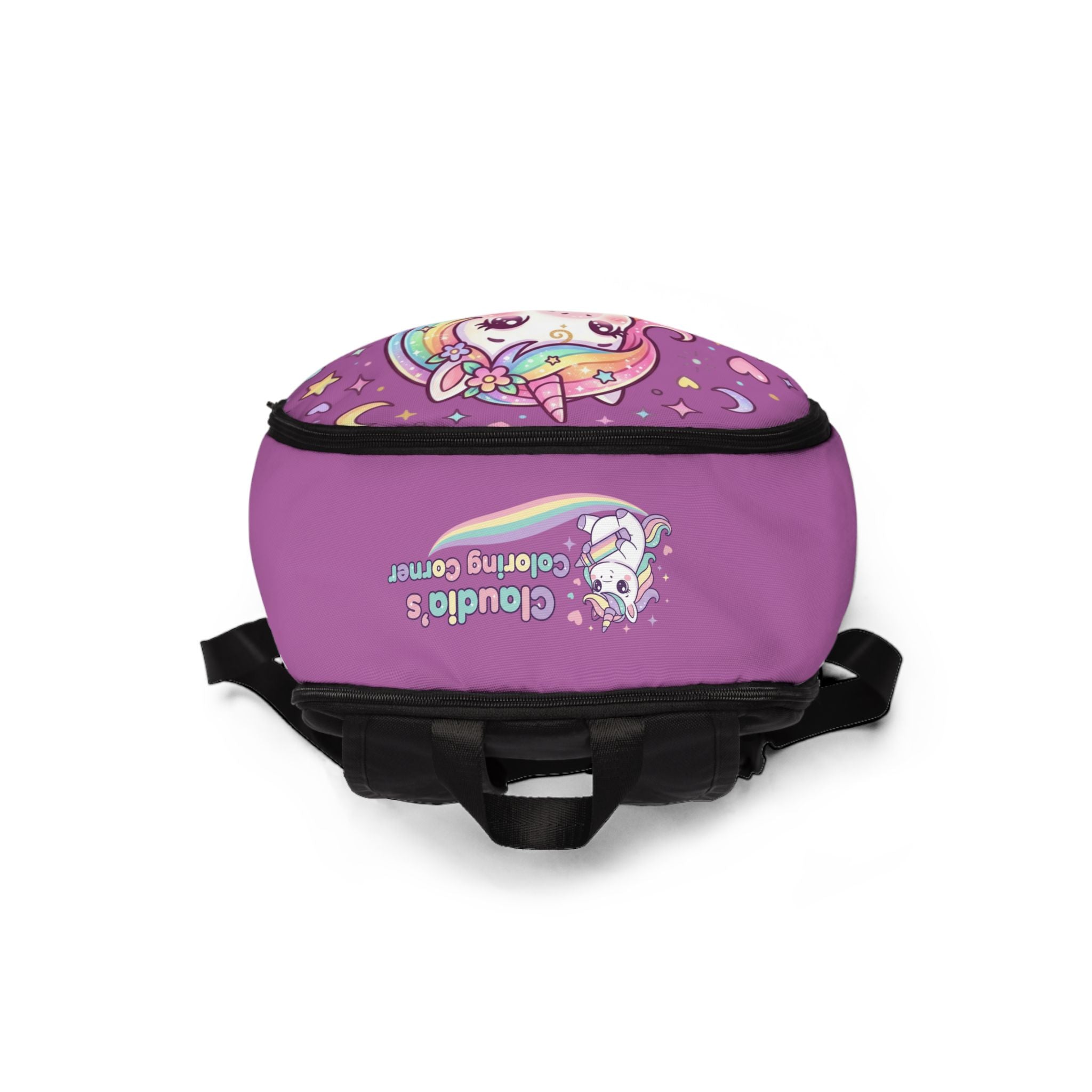 Cute Pastel Unicorn Backpack — "Dream Big, Sparkle More" Kids School Bag