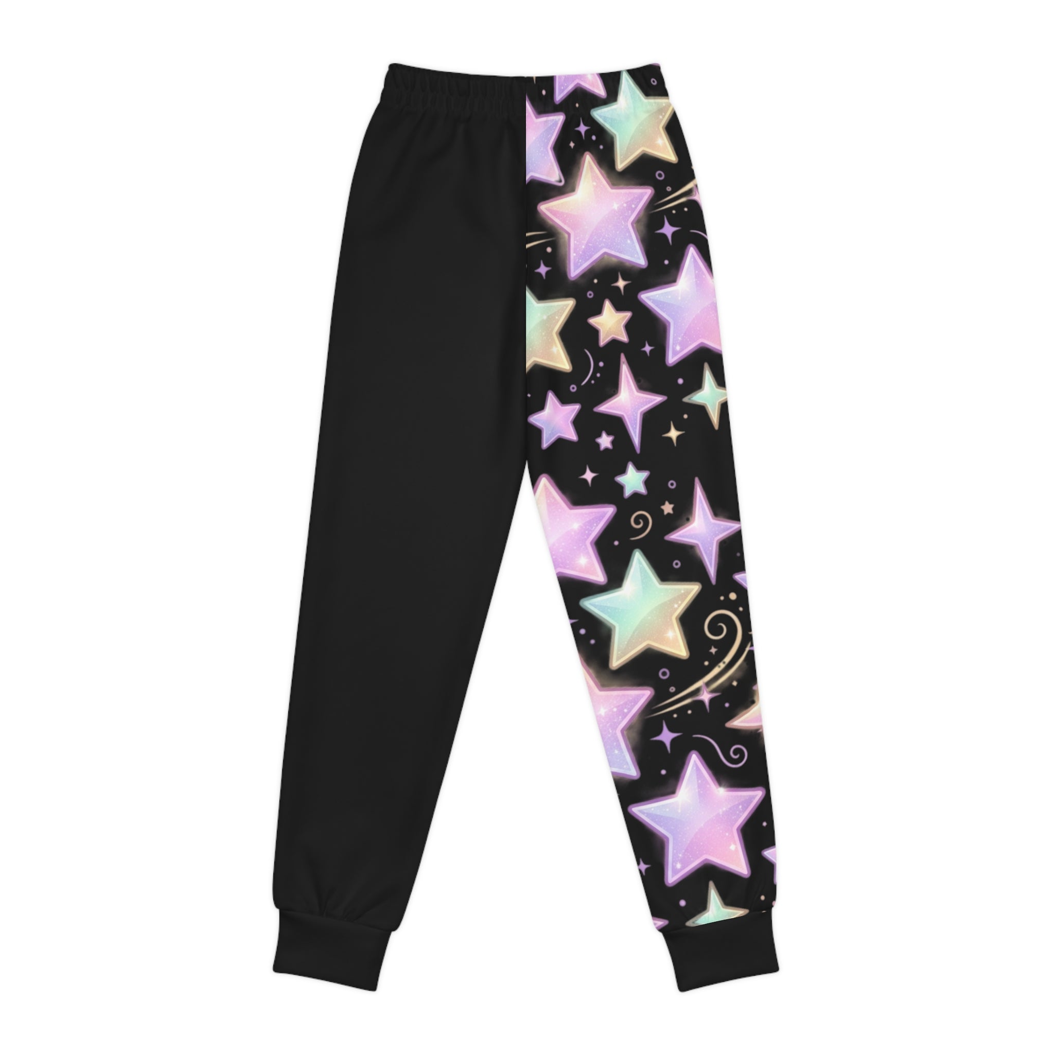 Kids Unicorn Joggers — Pink Rainbow All-Over-Print Sweatpants