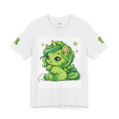 Cute Green Unicorn Tee — "Sweet Dreams" Graphic T-Shirt