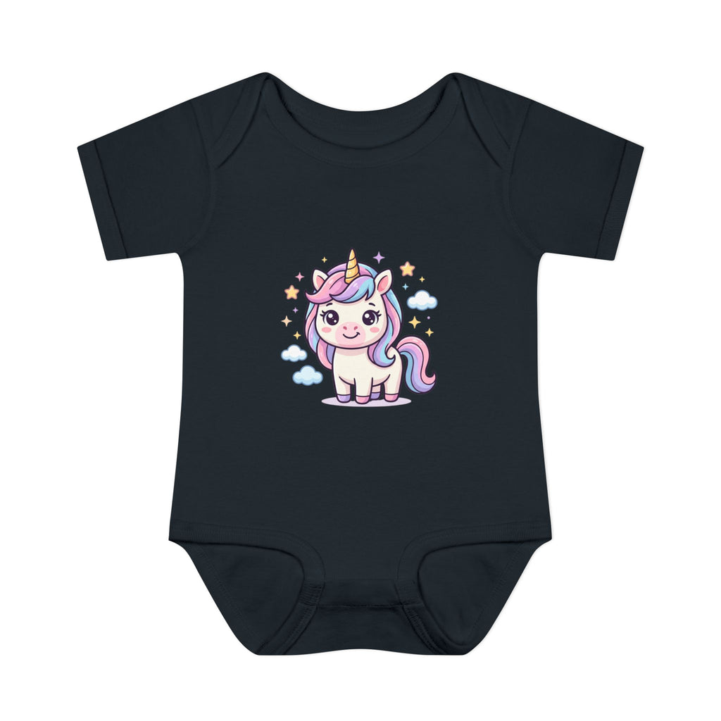 Unicorn Rainbow Infant Bodysuit — Cute Pastel Baby Onesie