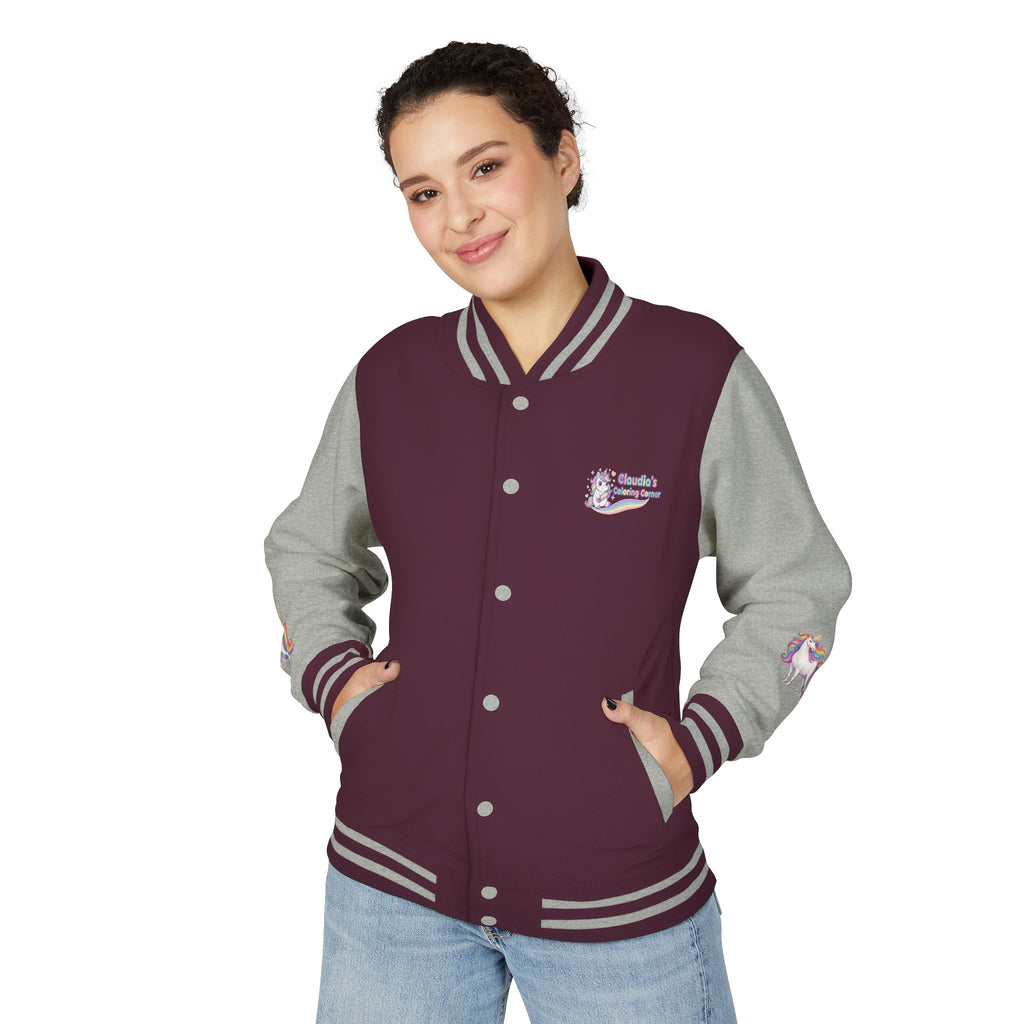 Unicorn Rainbow Letterman Jacket