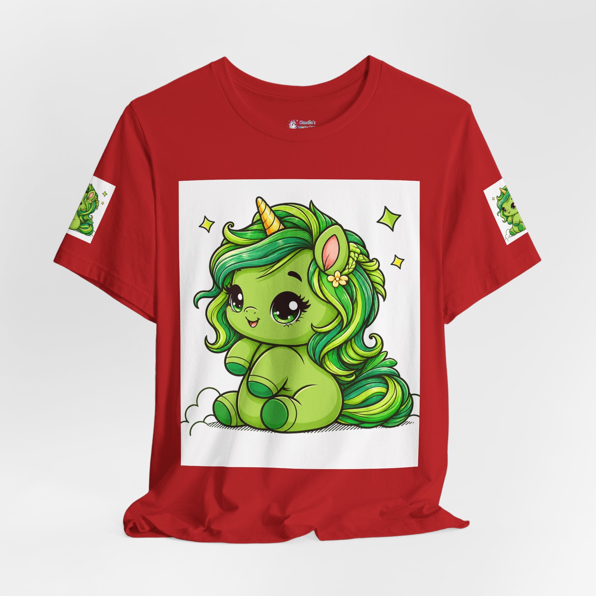 Cute Green Unicorn Tee — "Sweet Dreams" Graphic T-Shirt