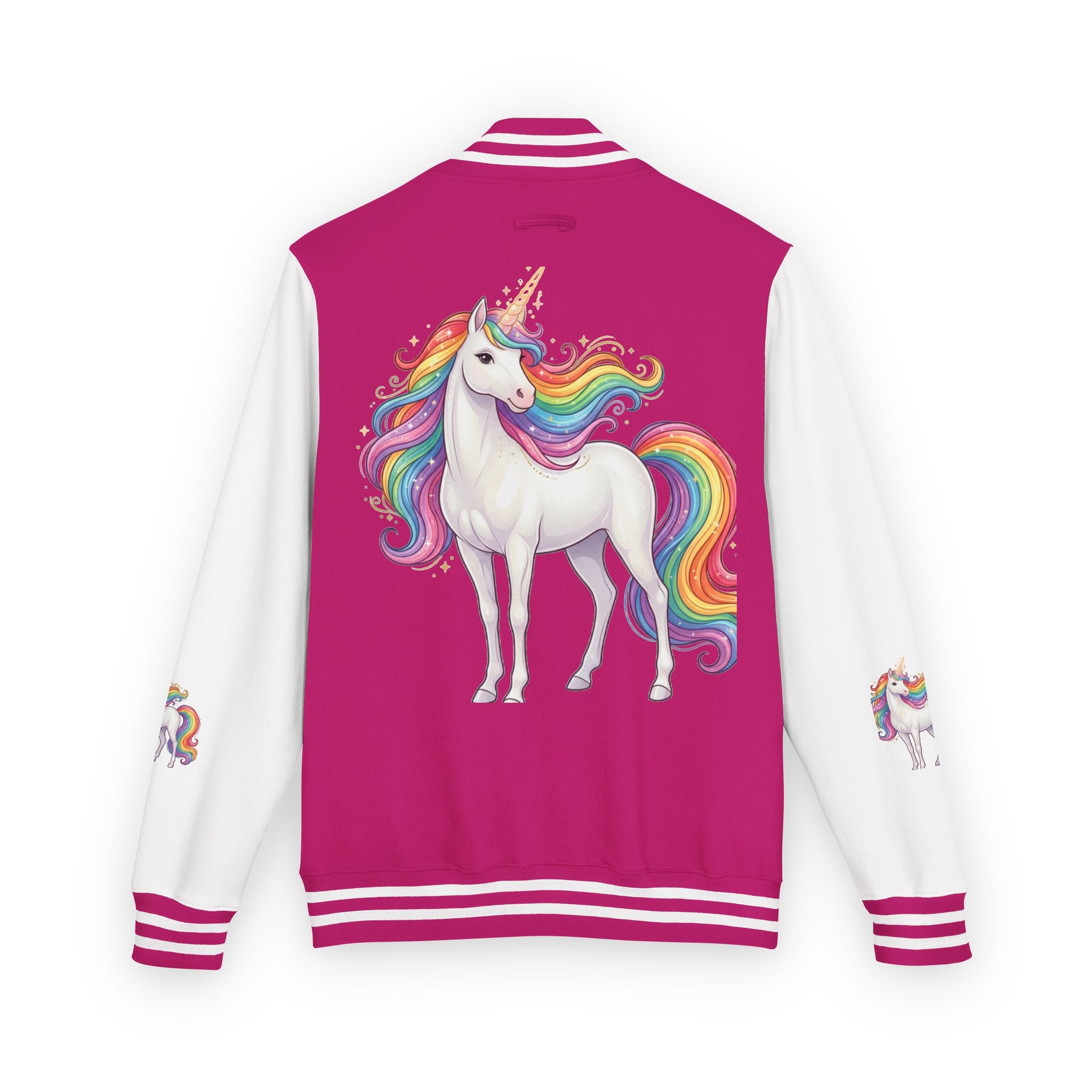 Unicorn Rainbow Letterman Jacket