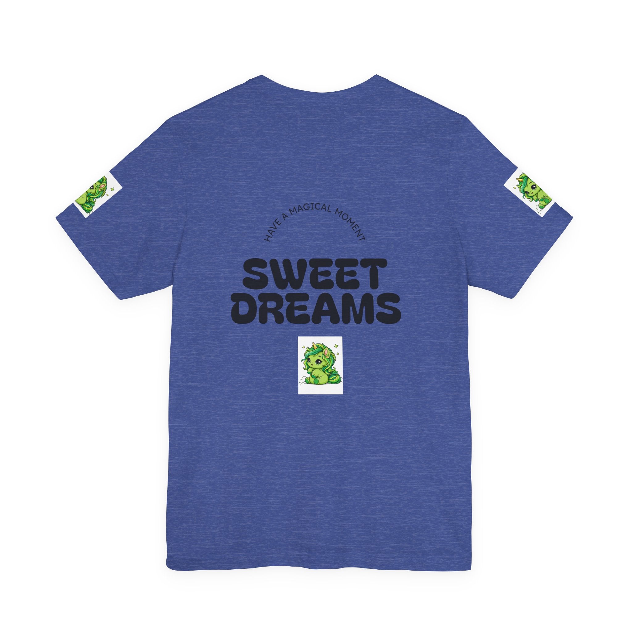 Cute Green Unicorn Tee — "Sweet Dreams" Graphic T-Shirt