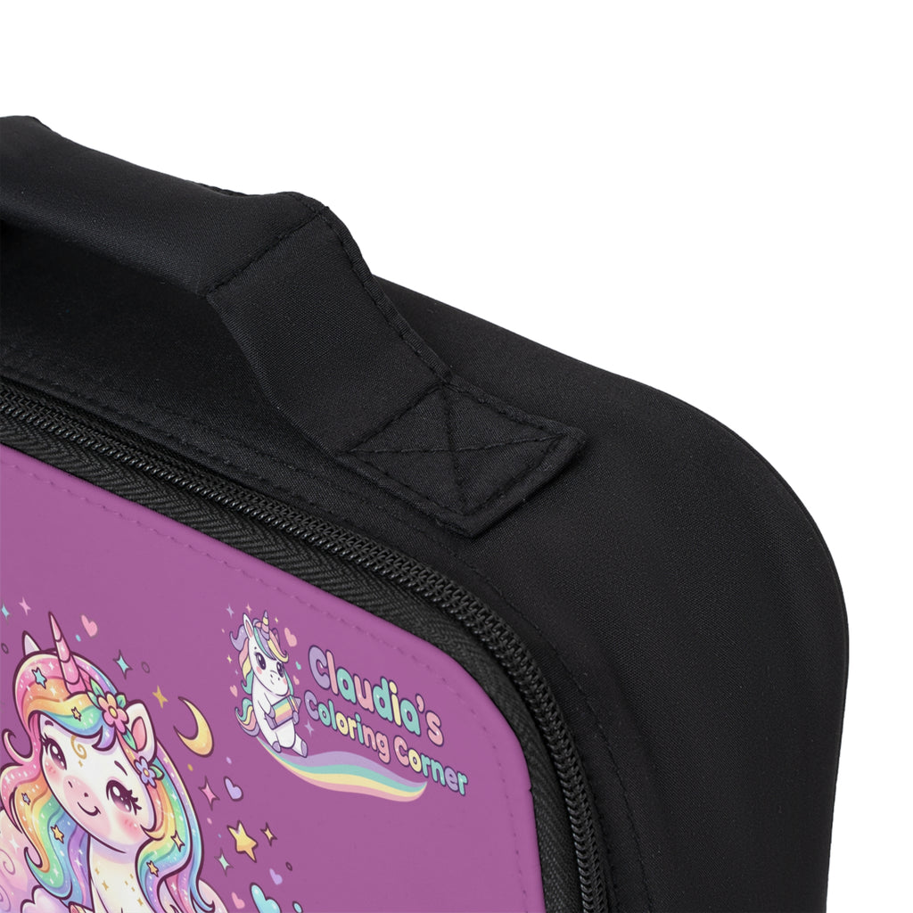 Unicorn Lunch Bag — "Dream Big, Sparkle More" Kids Insulated Lunchbox