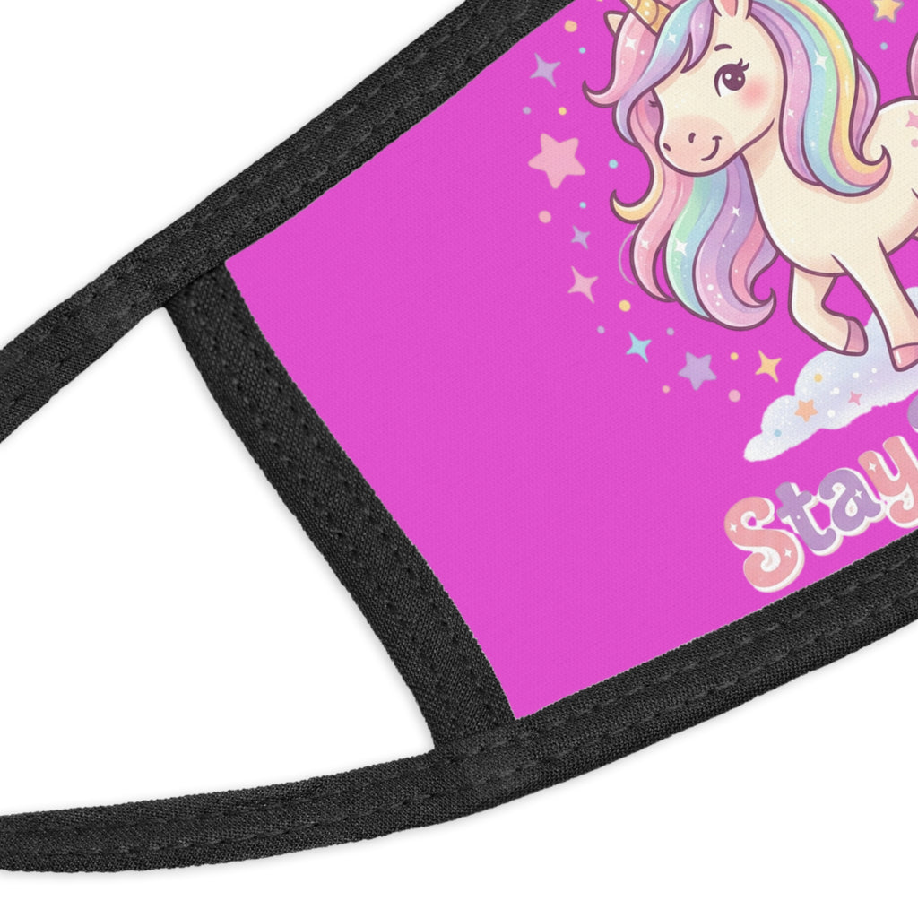 Kids Face Mask — Pink Unicorn “Stay Magical” Reusable Mask