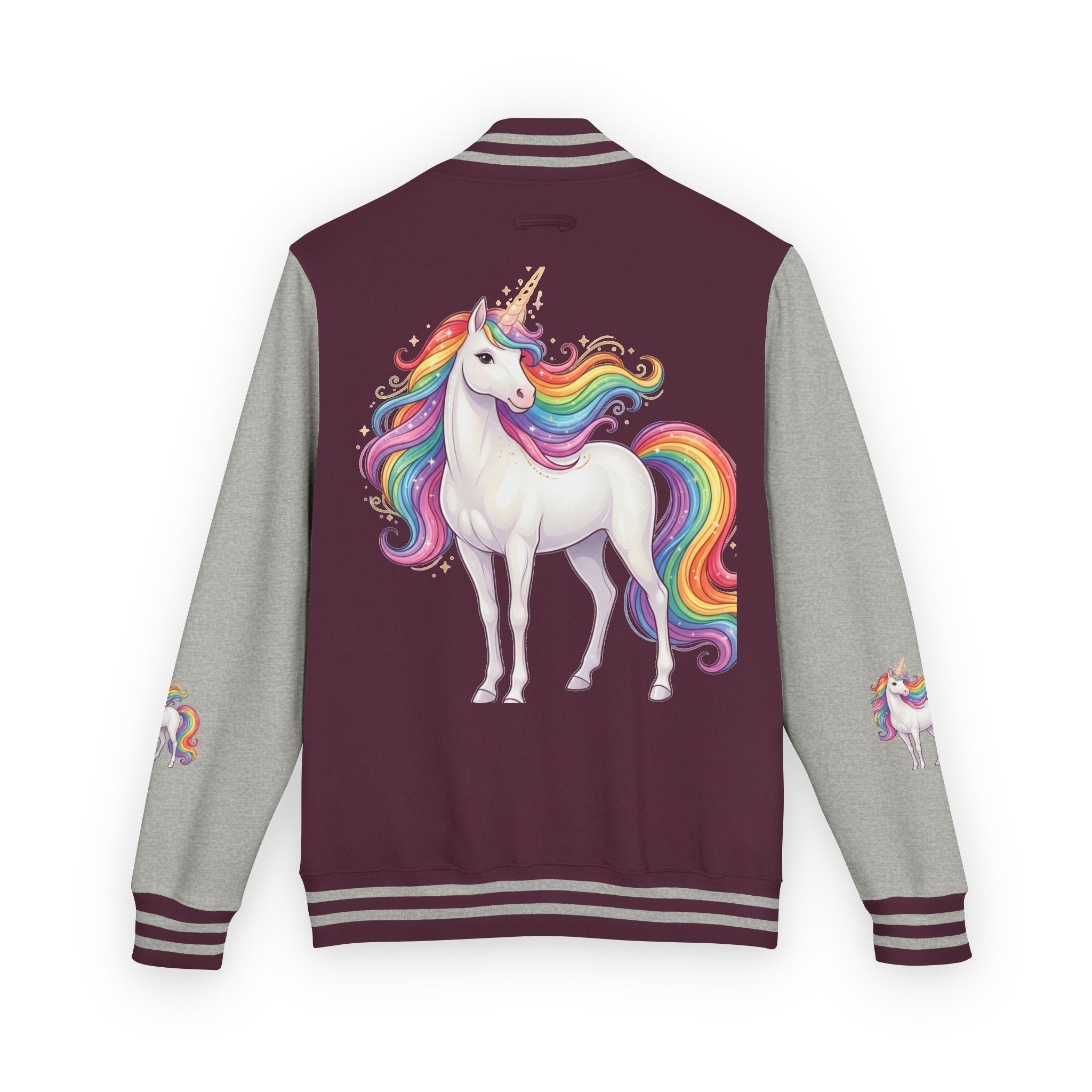 Unicorn Rainbow Letterman Jacket