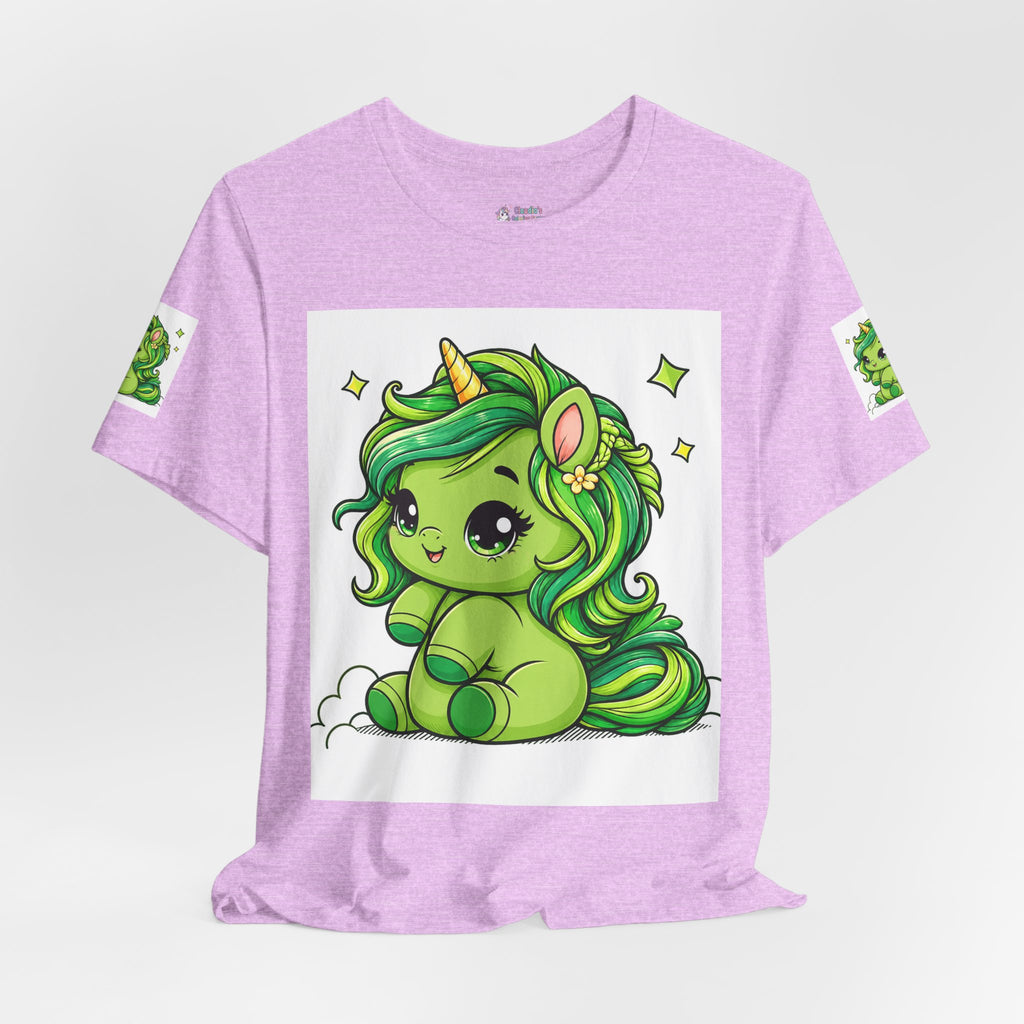 Cute Green Unicorn Tee — "Sweet Dreams" Graphic T-Shirt