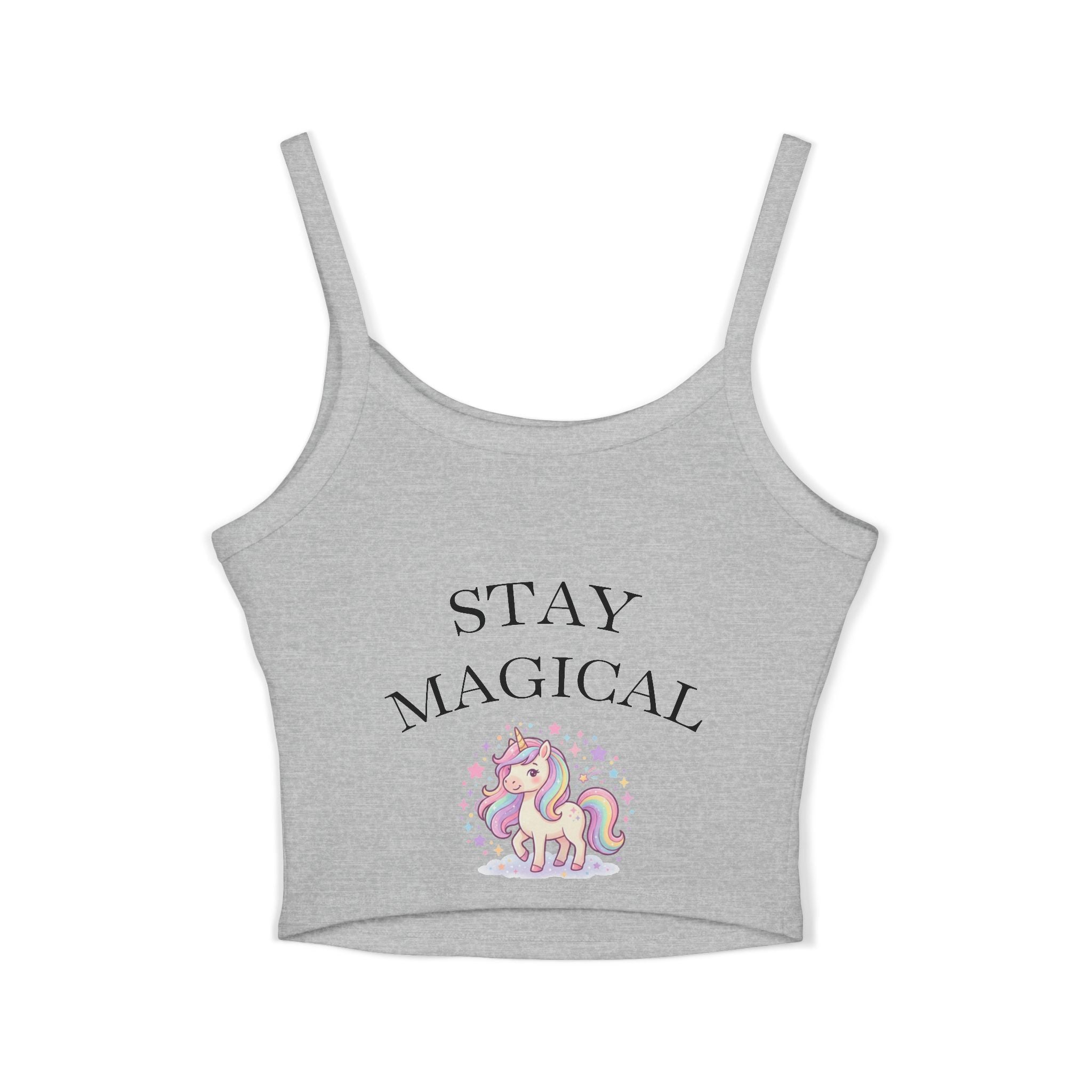 Stay Magical Unicorn Crop Tank