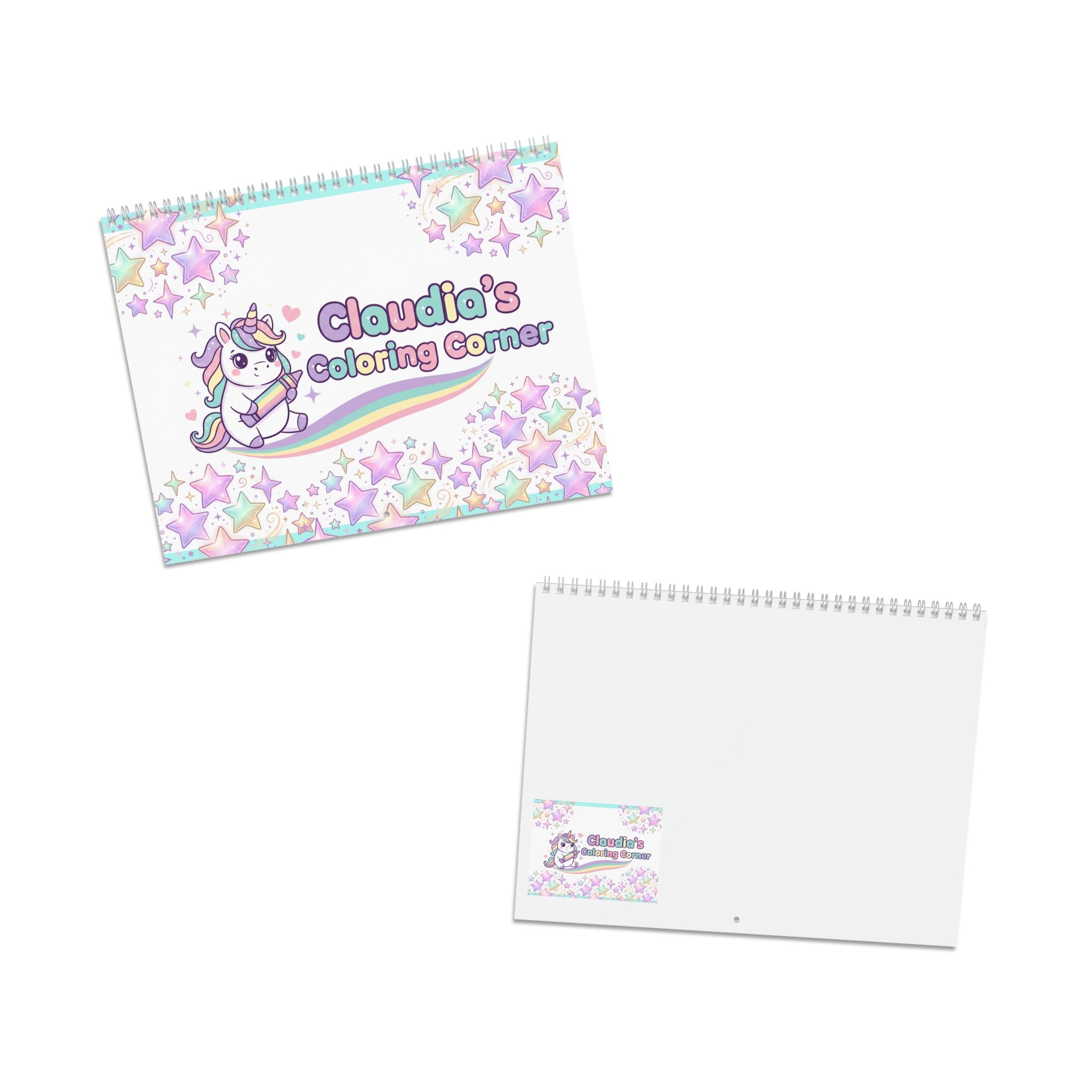 Unicorn Wall Calendar 2027 — Cute Rainbow Monthly Planner
