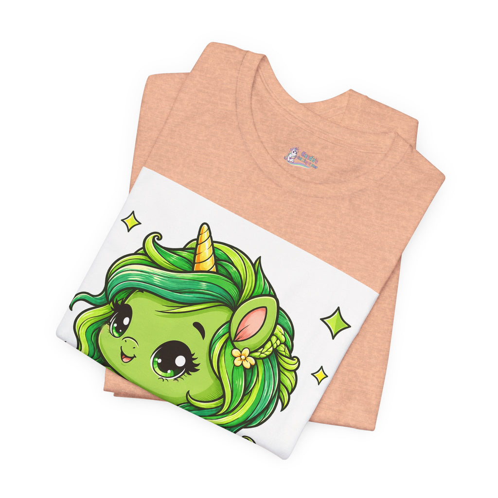 Cute Green Unicorn Tee — "Sweet Dreams" Graphic T-Shirt
