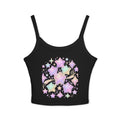 Starry Pastel Crop Tank — Women's Spaghetti Strap Tank Top