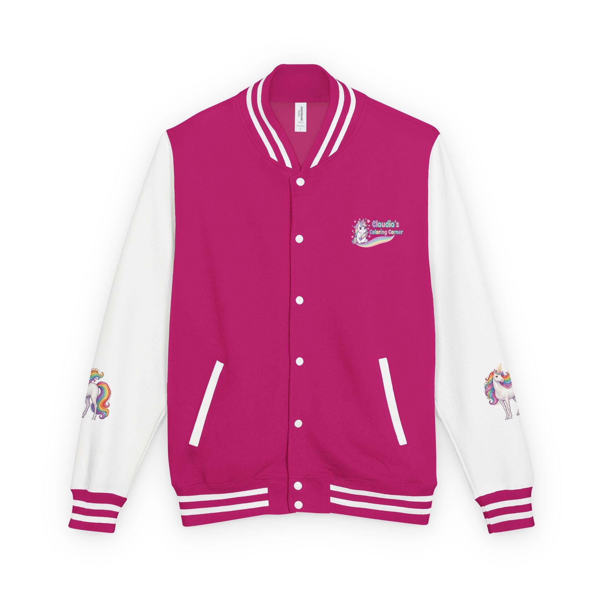 Unicorn Rainbow Letterman Jacket