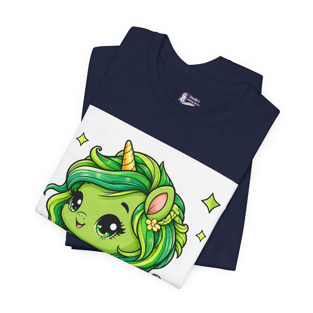 Cute Green Unicorn Tee — "Sweet Dreams" Graphic T-Shirt