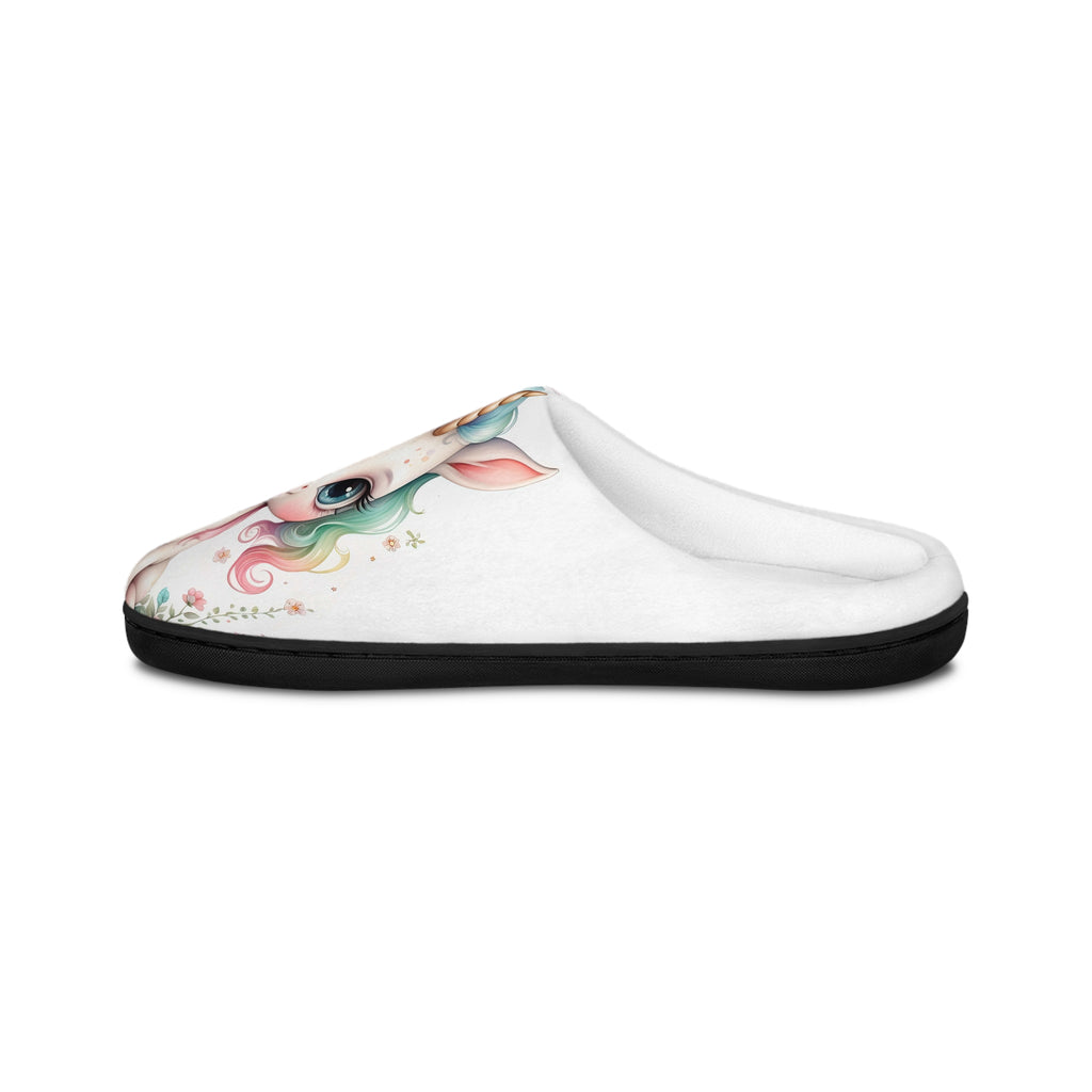 Unicorn Dream Indoor Slippers — Cute Pastel Cozy Women's House Shoes