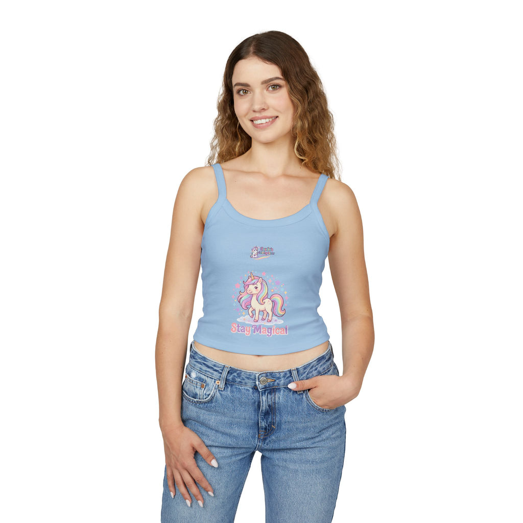 Stay Magical Unicorn Crop Tank