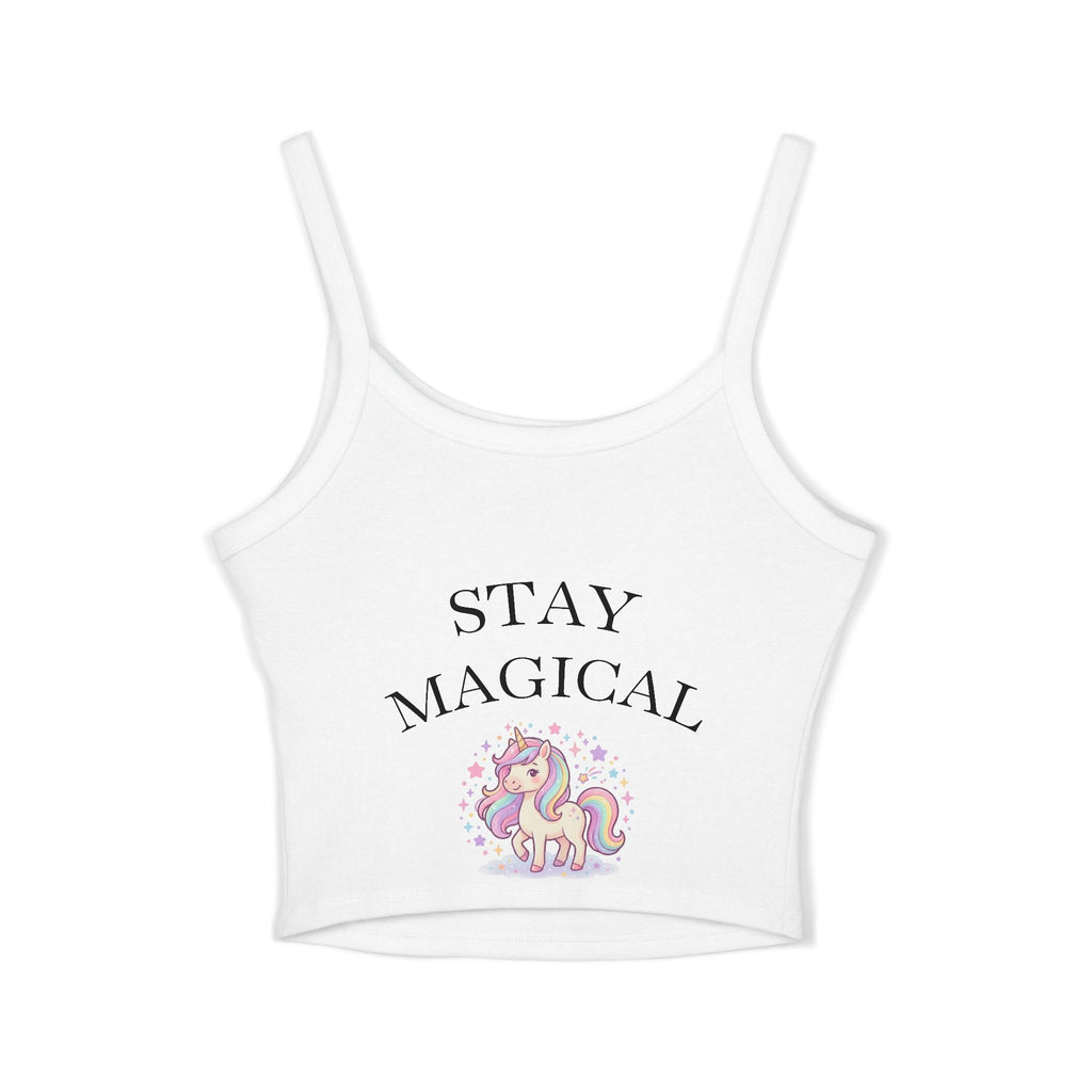 Stay Magical Unicorn Crop Tank
