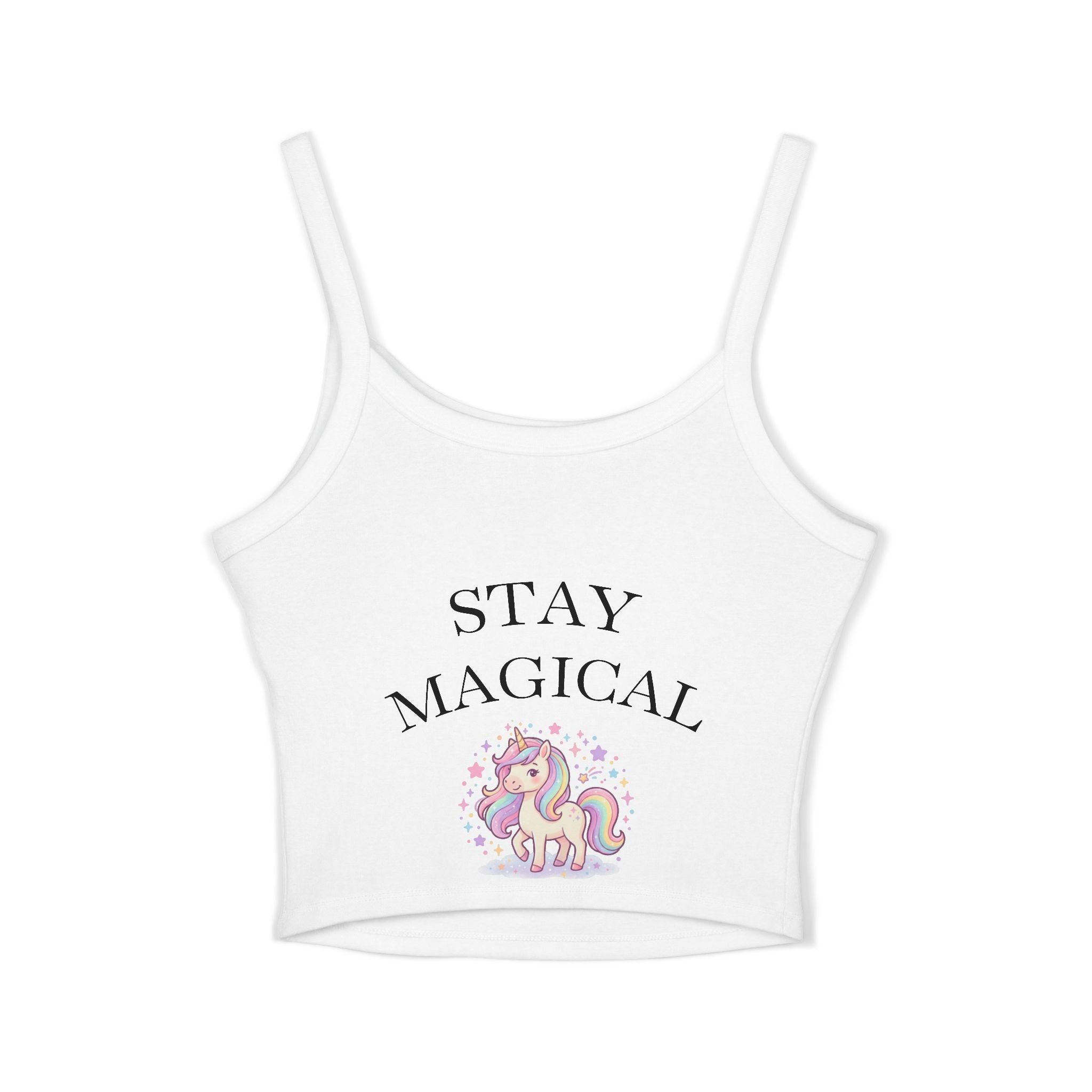 Stay Magical Unicorn Crop Tank